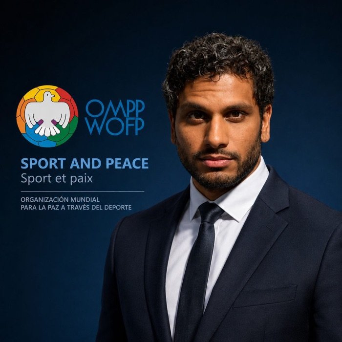 Retrato oficial de Morgan Chabdana Delachaux, Secretario General de Sport and Peace